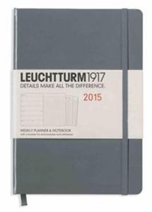 Weekly Planner 2015 & Notebook Medium antracyt - 2857695044