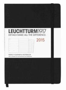 Weekly Planner 2015 & Notebook Medium czarny - 2857695052