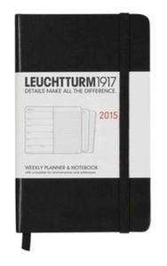 Weekly Planner 2015 & Notebook Pocket czarny - 2857695053