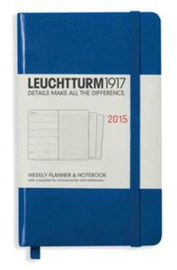 Weekly Planner 2015 & Notebook Pocket niebieski - 2857695063