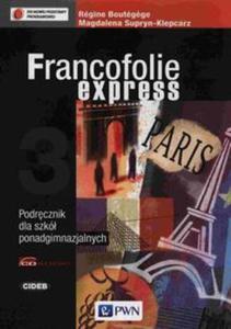 Francofolie express 3 Podrcznik z pyt CD - 2857695586