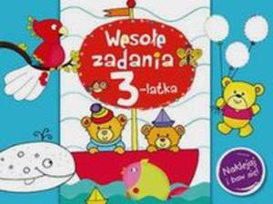 Wesoe zadania 3- latka Naklejaj i baw si! - 2857696951