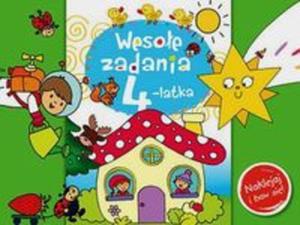 Wesoe zadania 4-latka Naklejaj i baw si! - 2857696952