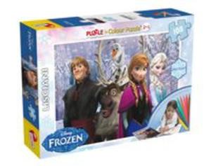 Puzzle dwustronne Frozen 108 + flamastry - 2857697283