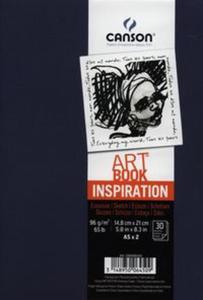 Szkicownik A5 Canson Artbook Inspiration 2x30 kartek granatowy - 2857697657