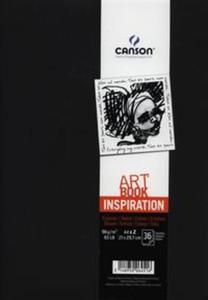 Szkicownik A4 Canson Artbook Inspiration 2x36 kartek czarny - 2857697658