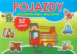 Kolorowanka malucha. Pojazdy. 32 naklejki - 2857697733