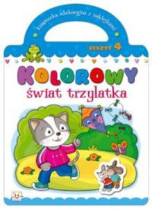 Kolorowy wiat trzylatka Zeszyt 4 - 2825660462