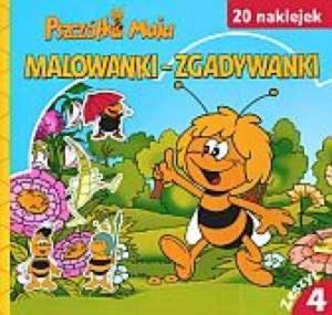 Pszczóka Maja. Zeszyt 4. Malowanki-zgadywanki