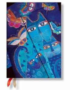 Kalendarz 2015 Blue Cats & Butterflies Midi Horizontal - 2857699116