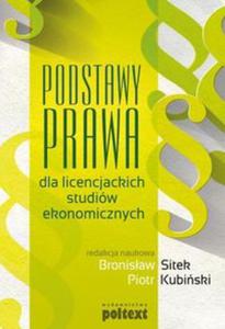 Podstawy prawa dla licencjackich studiw ekonomicznych - 2857699293