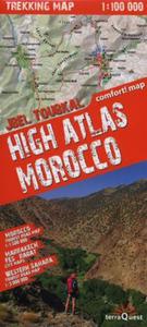 High Atlas Morocco Trekking map 1:100 000