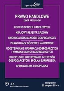 Prawo handlowe Zbiór przepisów