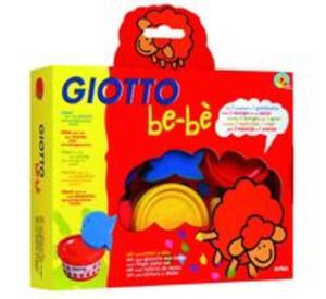 Farby do malowania palcami Giotto BeBe 3x100ml + gbki stempelki - 2857700516