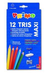 Kredki trjktne Primo Maxi 12 kolorw - 2857700528