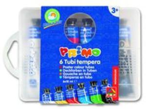 Farby plakatowe w tubkach Primo Tempera 6 kolorw - 2857700692