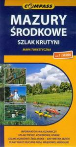 Mazury rodkowe szlak Krutyni mapa turystyczna 1:50 000 - 2857701324