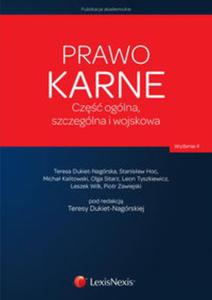 Prawo karne Cz ogólna, szczególna i wojskowa