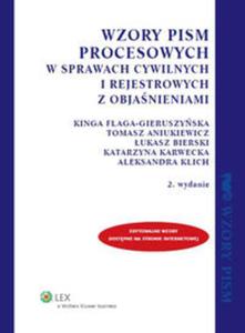 Wzory pism procesowych w sprawach cywilnych i rejestrowych z objanieniami - 2857702649