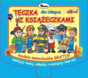 Teczka dla chopca z ksieczkami + modele samochodw - 2857702773