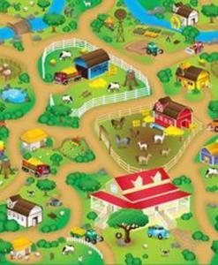 Mata Rollmatz Farm Land 100x120cm - 2857703301