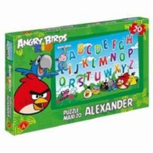 PUZZLE 20 MAXI LITERKI - ANGRY BIRDS RIO - 2857703667