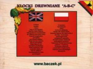 Klocki drewniane A,B,C - 2857703977