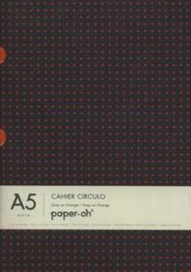 Zeszyt A5 Paper-oh Cahier Circulo w kratk 40 kartek Grey on Orange Dwupak - 2857704249