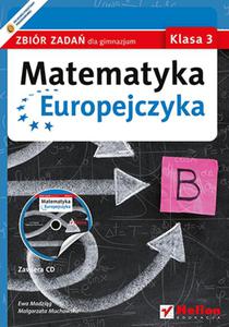 Matematyka Europejczyka. Klasa 3. Gimnazjum. Zbir zada + CD - 2857704942