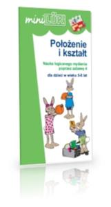 MiniLUK - Pooenie o ksztat. Nauka logicznego mylenia poprzez zabaw 4 dla dzieci w weiku 5-8 lat - 2825660946