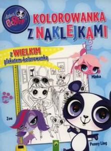 Littlest Pet Shop Kolorowanka z naklejkami - 2857707084