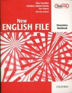 New English File Elementary Workbook without key + CD - 2857707924