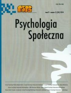 Psychologia Spoeczna 2014/3 - 2857709543