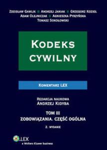 Kodeks cywilny Komentarz Zobowizania Cz szczeglna t.3 - 2857709565