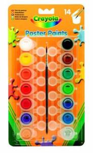 Crayola Farby plakatowe 14 kolorw - 2857710216
