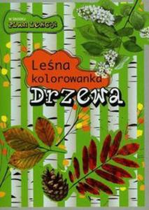 Lena kolorowanka. Drzewa