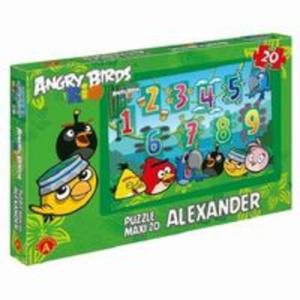 PUZZLE 20 MAXI CYFERKI - ANGRY BIRDS RIO - 2857710723