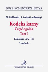 Kodeks karny Cz oglna Tom 1 Komentarz - 2857711695