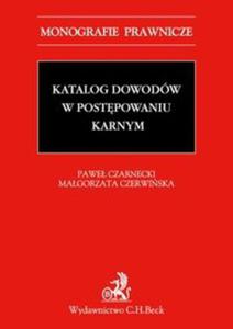 Katalog dowodw w postpowaniu karnym - 2857712800