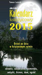 Kalendarz ksiycowy mini 2015