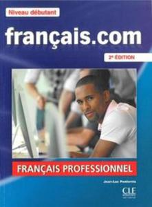 Francais. com Niveau debutant podrcznik + DVD ROM + guide communication - 2857715069