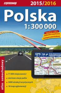 Polska. Atlas samochodowy. 1:300 000