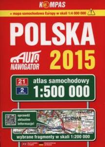 Polska Atlas samochodowy 1:500 000