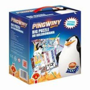 Puzzle do kolorowania 2 Pingwiny Z Madagaskaru 2 w 1 - 2857717280
