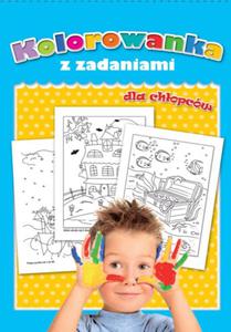 KOLOROWANKA Z ZADANIAMI DLA CHOPCW MD 9788378600077 - 2857718135