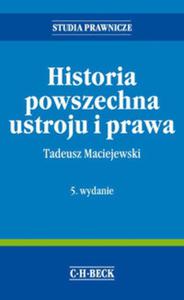 Historia powszechna ustroju i prawa