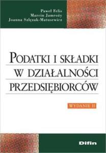 Podatki i skadki w dziaalnoci przedsibiorcw - 2857719447