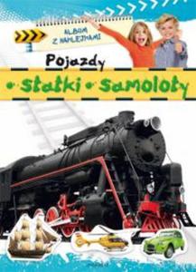 Album z naklejkami. Pojazdy, statki, samoloty - 2825661890