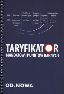 Taryfikator mandatów i punktów karnych