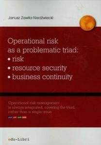 Operational risk as a problematic triad risk resiurce security business continuity - 2857720642